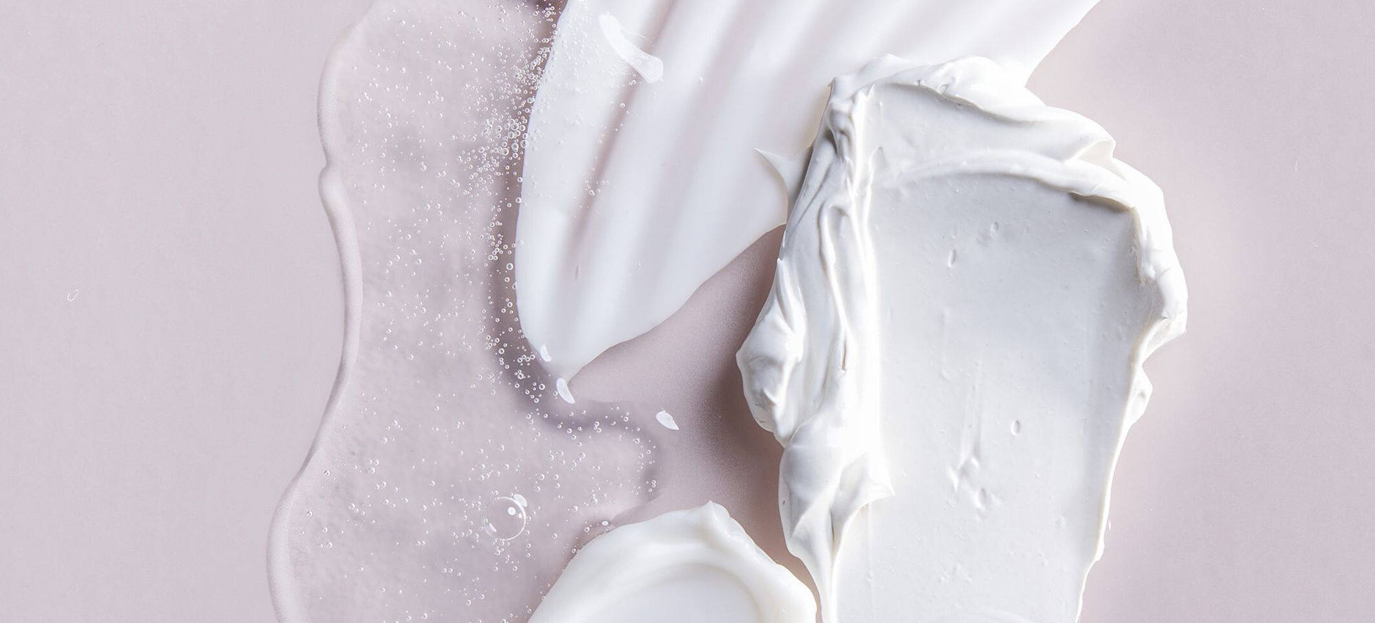 Luxurious skincare cream texture